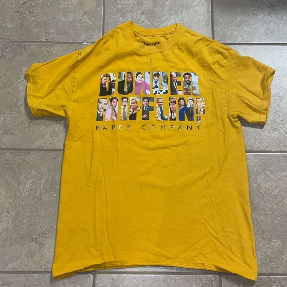 yellow the office short sleeve